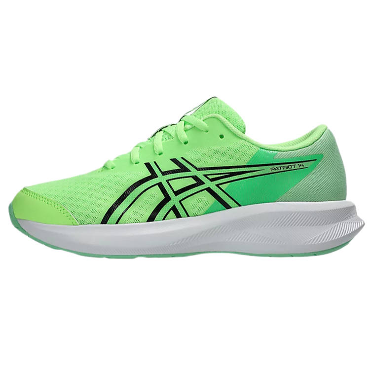 ASICS Patriot 14 Synthetic Leather Cushioning Low top Running Shoes Kids'