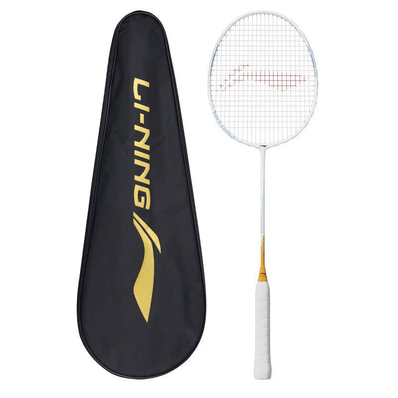 Li-Ning Li Ning Thunder 08 Badminton Rackets Control Type All around Defense Entry level 665mm Unisex 2U/G5 White Brown