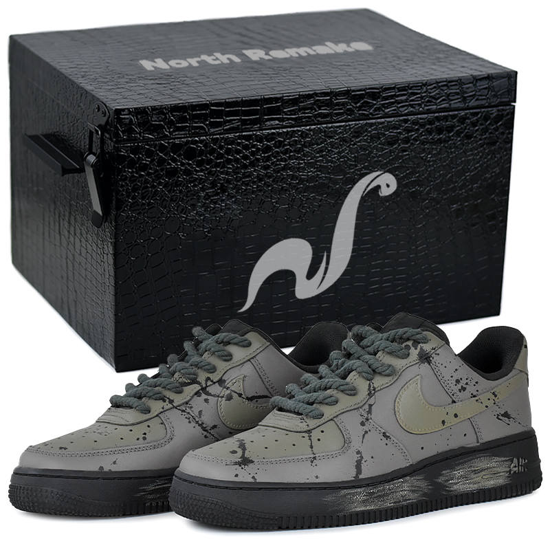 Nike Nike Air Force 1 Abrasion Resistant Low top Skateboard Shoes Unisex