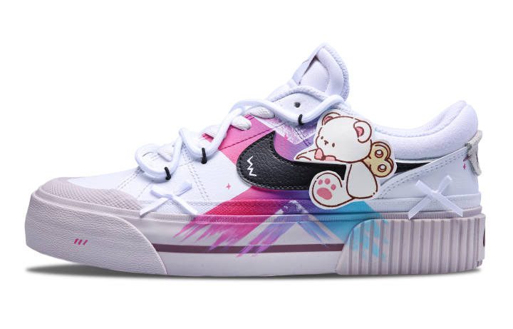 Nike Nike Court Legacy Low top Skateboard Shoes Women's White Pink