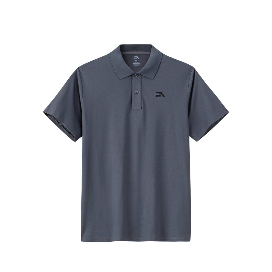 Anta Polo Shirt Men's Men's Gray Clothing