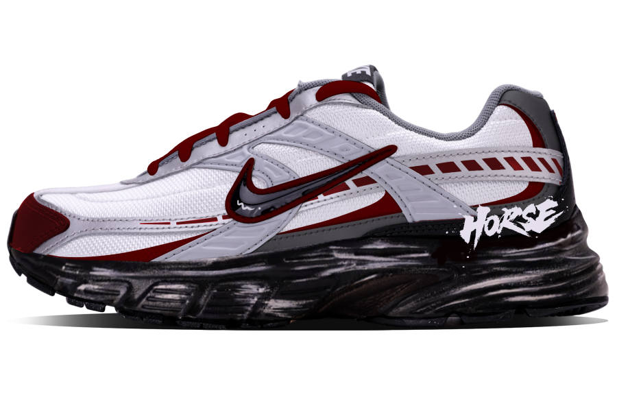 Nike Nike Initiator Low top Casual Running Shoes Unisex Red Gray