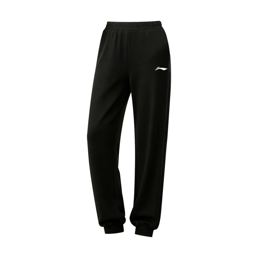 Li-Ning Li Ning Casual Pants Unisex Black Moderate Cuffed Pants