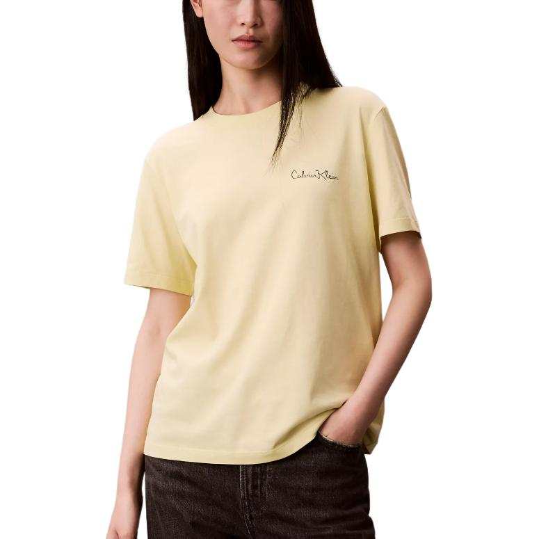 CALVIN KLEIN Drop Shoulder Sleeve T Shirt Women's