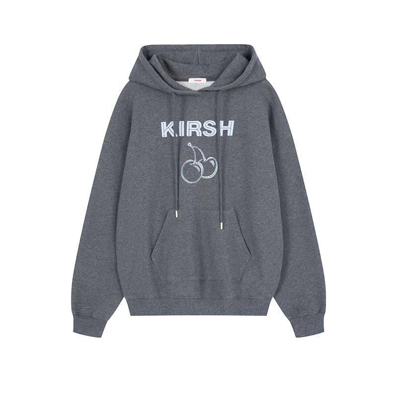 Kirsh Sweatshirts Women's Dark Gray Hooded Moderate