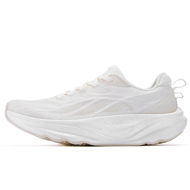 361° Flying Iris 2 Cushioning Abrasion Resistant Low top Casual Running Shoes Women's Feather White