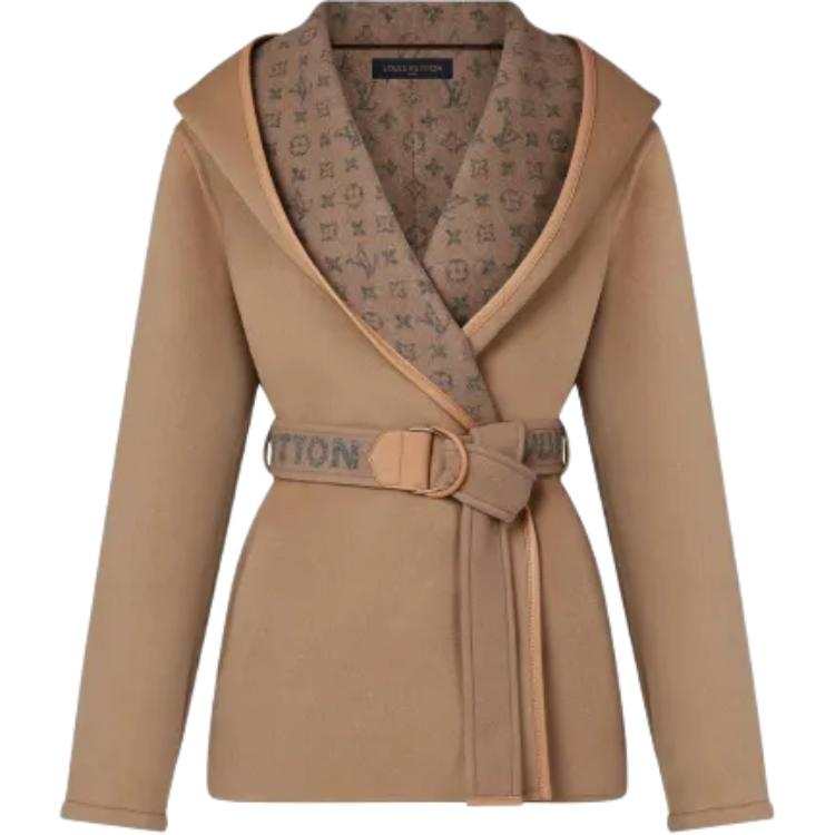 LOUIS VUITTON FW21 Coat Women's Pink Brown