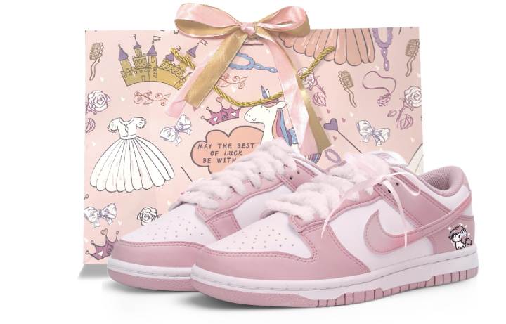 Nike Nike Dunk Low top Skateboard Shoes Women's Pink