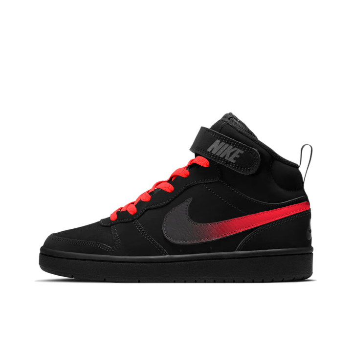 Nike Nike Court Borough Dark Red Star Synthetic Leather Lightweight Cushioning Slip Resistant