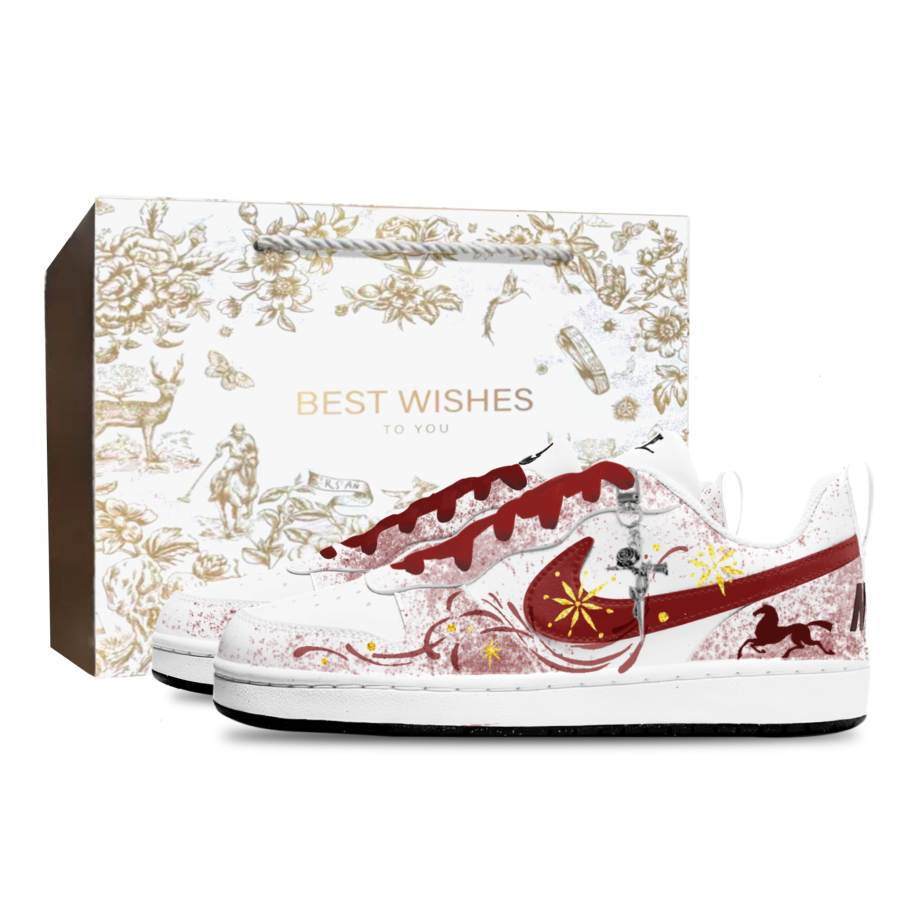 Nike Nike Court Borough Abrasion Resistant Low top Kids' Skateboarding Shoes Unisex