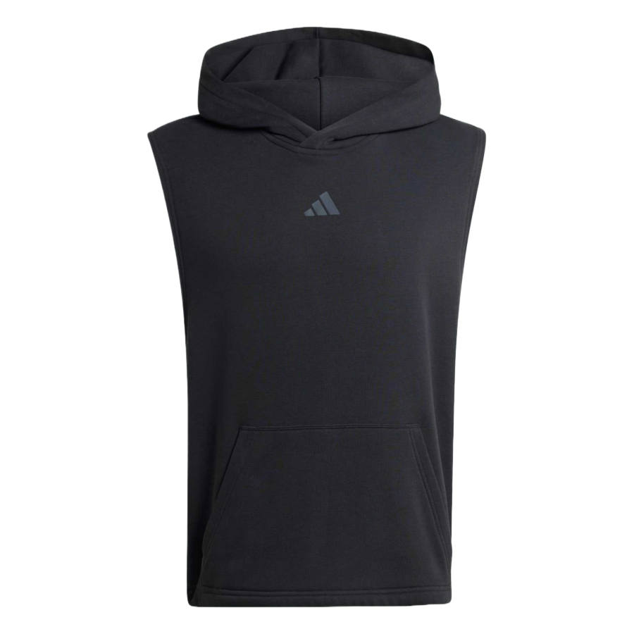 Adidas Adidas Power Tank Tops Men's Black Hooded Moderate Hooded