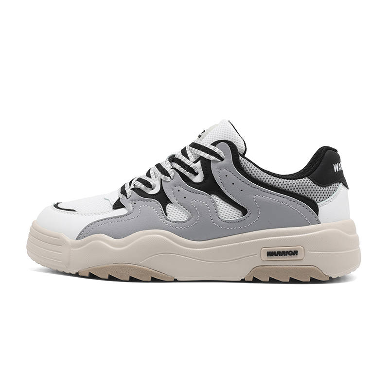 WARRIOR Warrior Offline Store Style Height Increasing Slip Resistant Height Increasing Slip Resistant Low top Skateboard Shoes