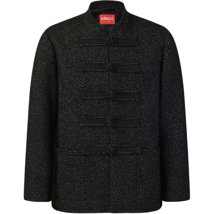 FILA Golf Jackets Unisex Pitch Black Stand Collar Moderate Other