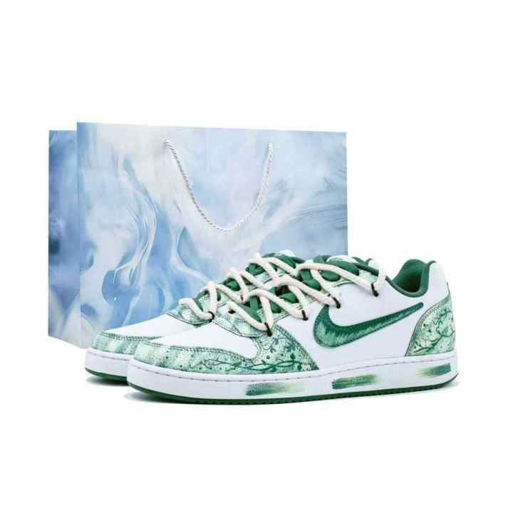 Nike Nike EBERNON Ivy Dreams Waterproof Abrasion Resistant Waterproof And Wear resistant Low top Skateboard Shoes Unisex