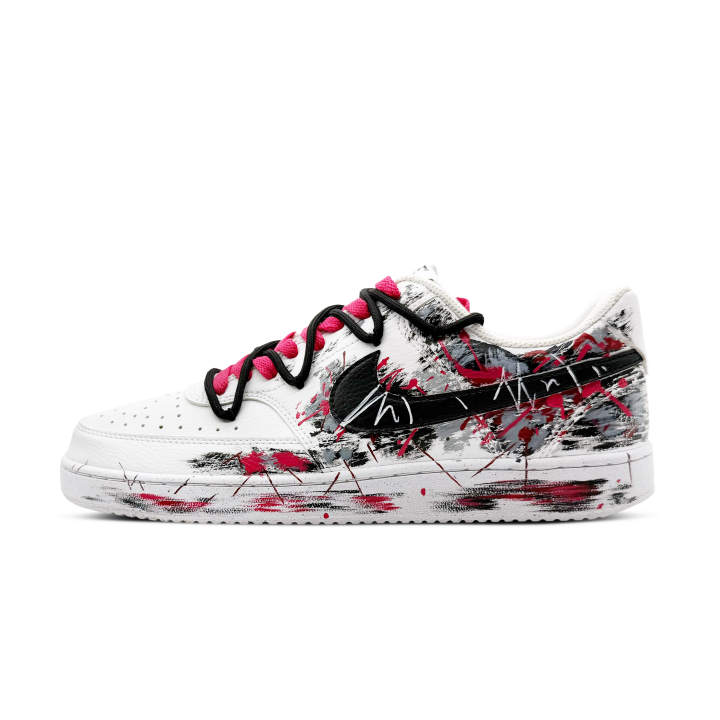 Nike Nike Court Vision 1 Crime And Punishment Coverage Lightweight And Breathable Low top Skateboard Shoes Unisex
