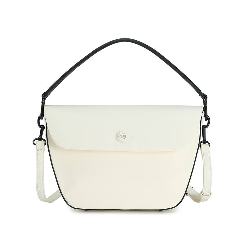 FILA Golf Fabric, PU Handbag Regular Women's Pale Cyan