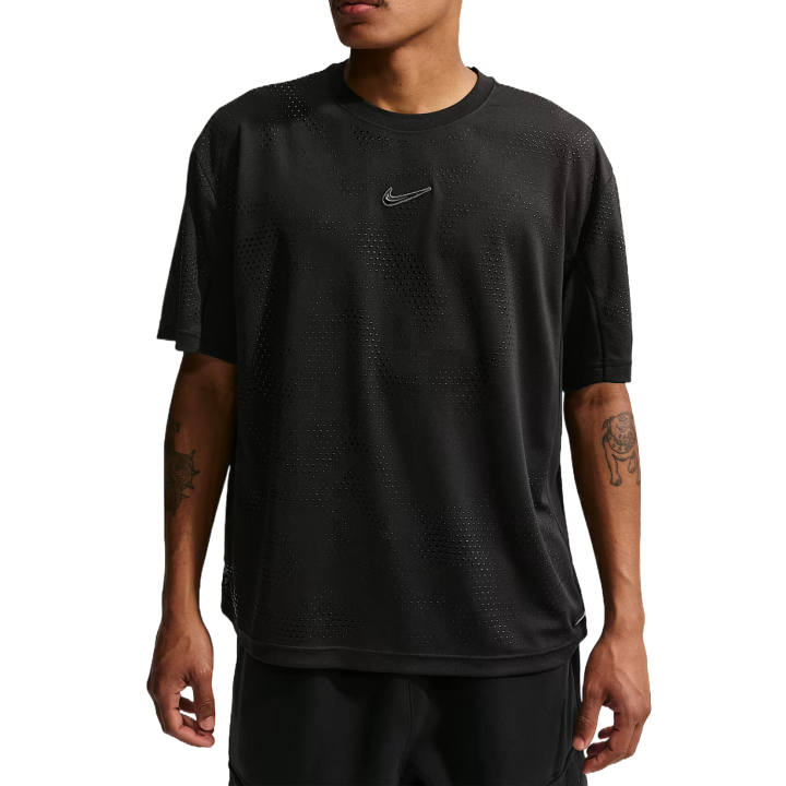 Nike Nike Dri Fit T Shirts Men's Black Crew Neck Moderate