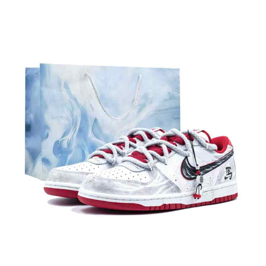 Nike Nike Big Red Bridle Steed Cushioning Abrasion Resistant Cushioning, Wear Resistant Low top Skateboard Shoes Men's
