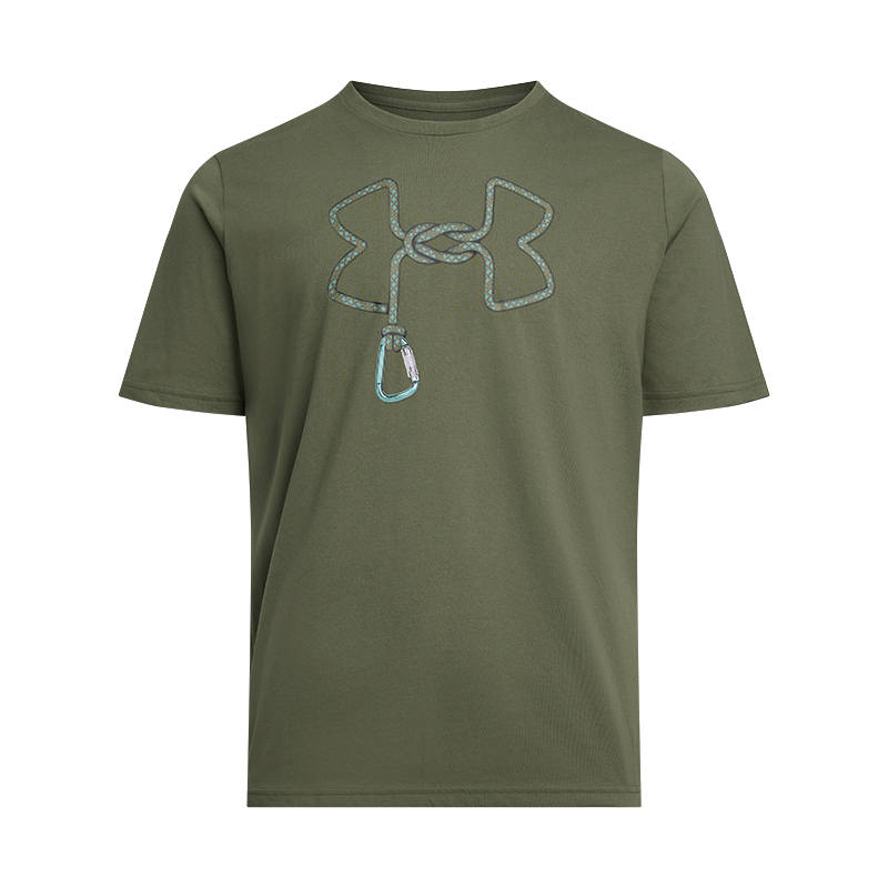Under Armour BrandedOutdoor SS25 T Shirt Men's Ghost Green