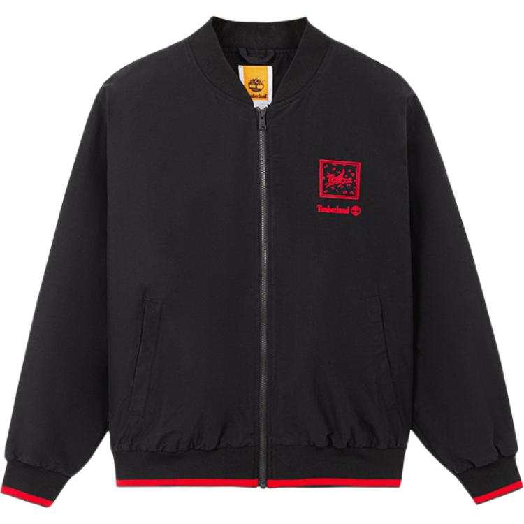 Timberland Jackets Men's Black Baseball Collar Moderate Pilot