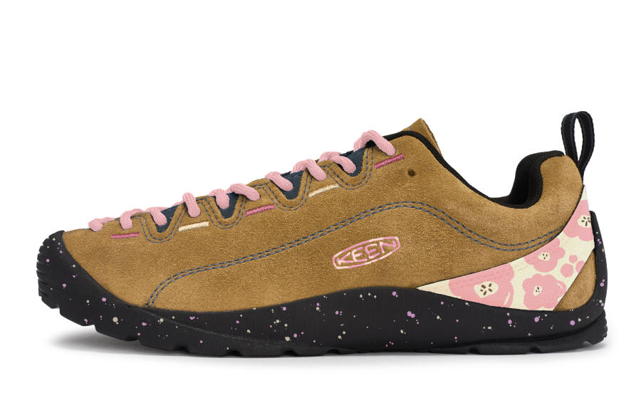 Keen Jasper REGO Hot Dog, Butter Pink Floral Abrasion Resistant Abrasion Resistant Low top Outdoor Shoes Women's