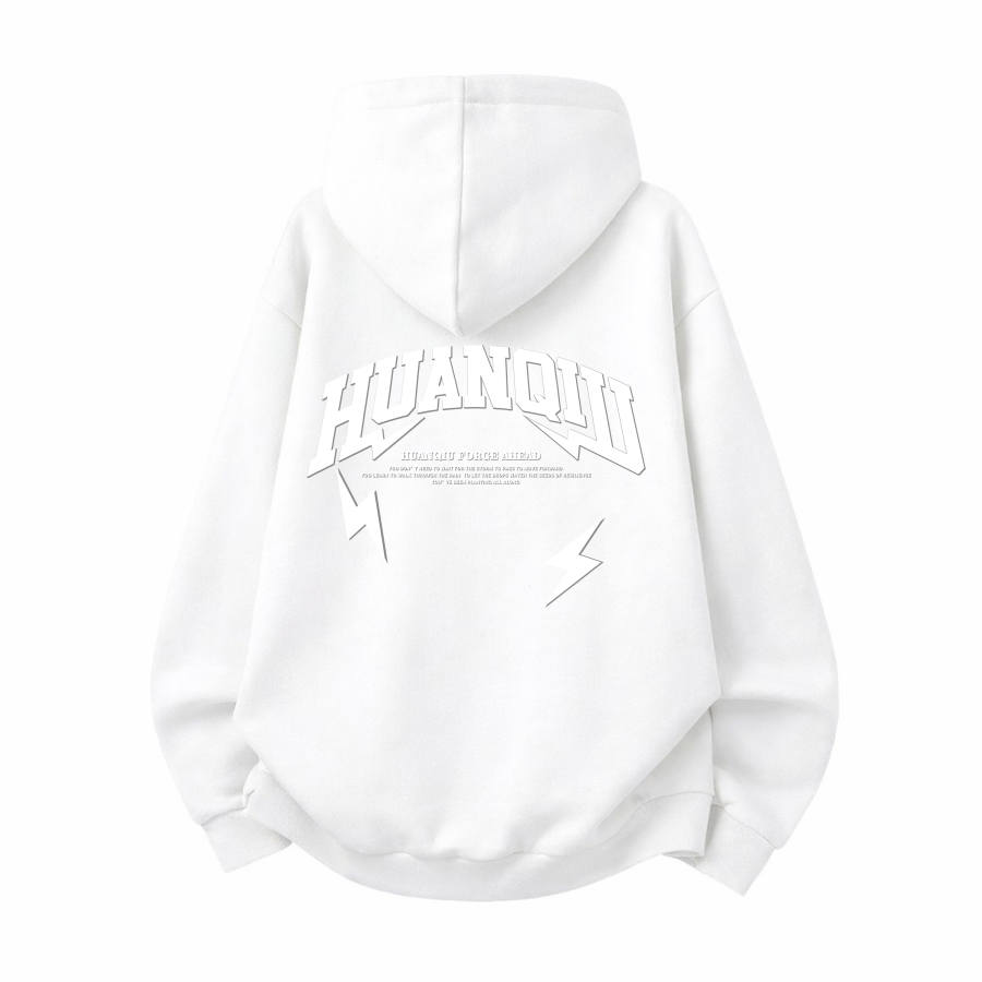HUANQIU Sweatshirts Unisex Hooded Moderate Heavyweight