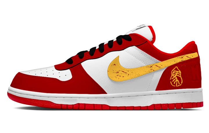 Nike Nike Big Abrasion Resistant Low top Skateboard Shoes Men's China Red