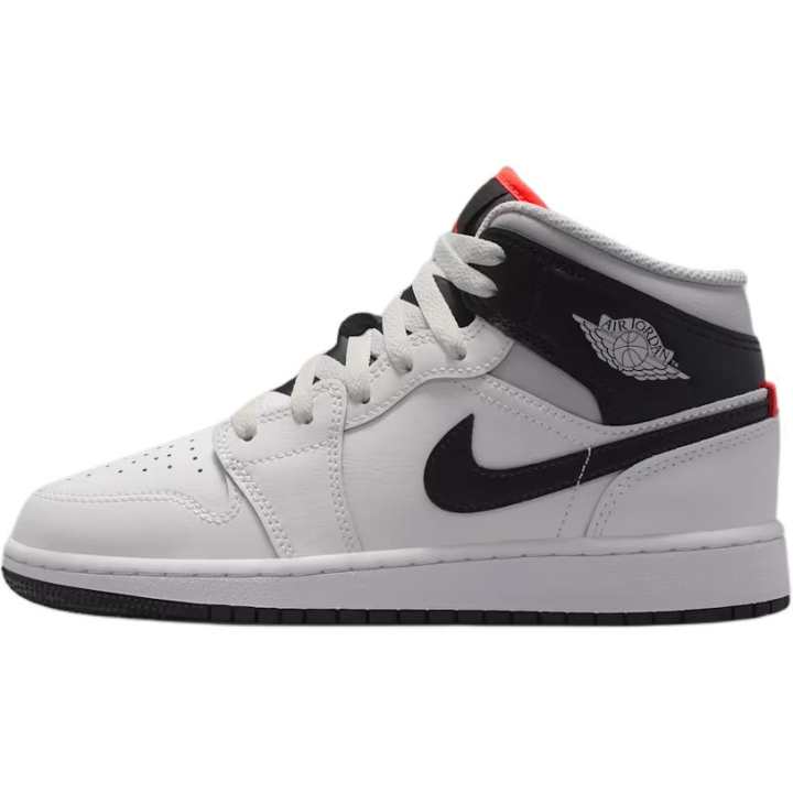 Jordan Jordan Air Jordan 1 Mid top Basketball Shoes White Unisex