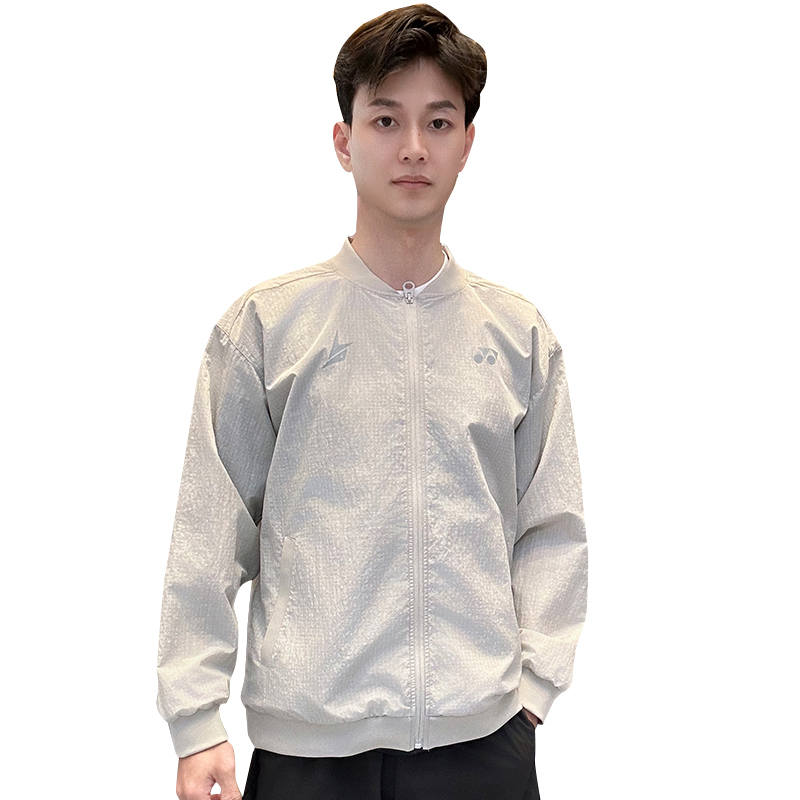 YONEX YONEX Jackets Men's Light Gray V Neck Moderate Other