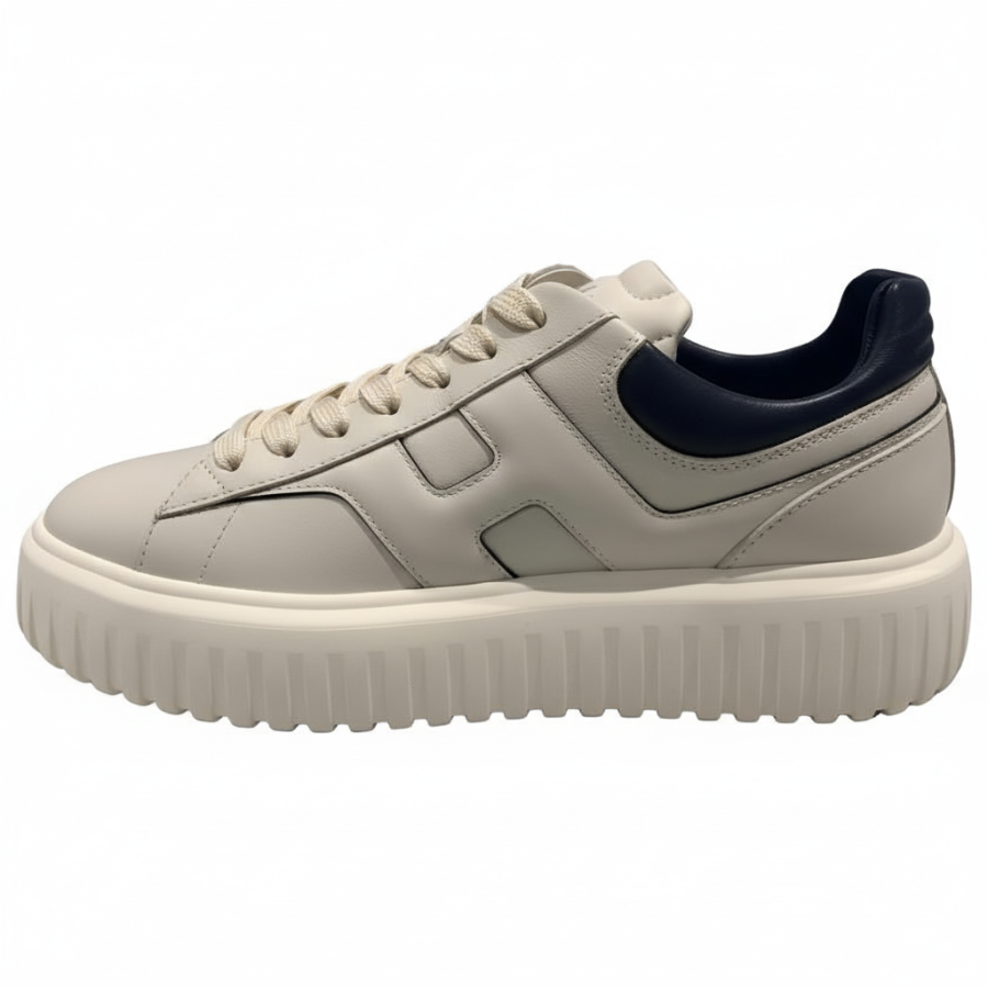 HOGAN Low top Skateboard Shoes Men's Beige