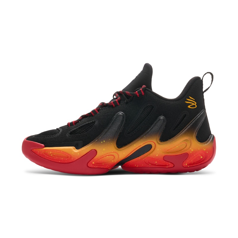 Under Armour Curry 13 High top Children's Basketball Shoes Black Red Teenagers