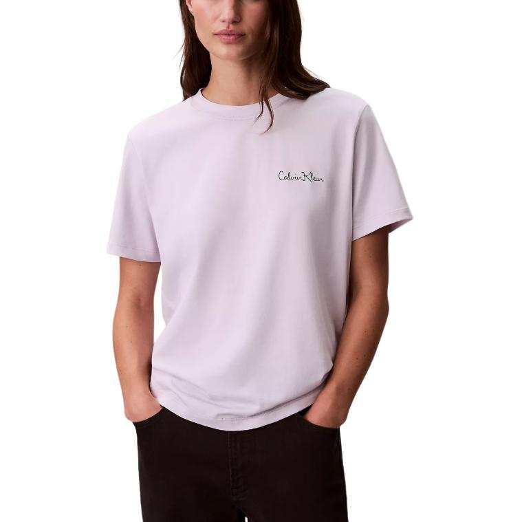 CALVIN KLEIN Drop Shoulder Sleeve T Shirt Women's