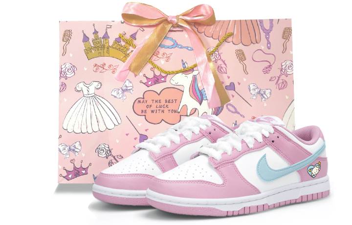 Nike Nike Dunk Low top Skateboard Shoes Women's Pink