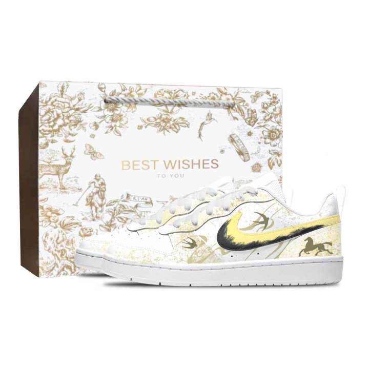 Nike Nike Court Borough Slip Resistant Abrasion Resistant Breathable Cushioning