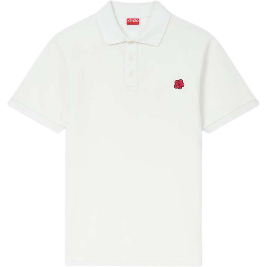 KENZO Boke Flower Embroidered Slim Polo Shirt