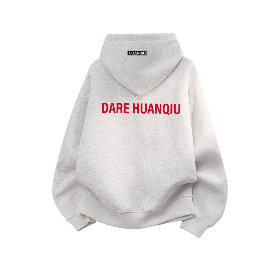 HUANQIU Sweatshirts Unisex Hooded Moderate Heavyweight