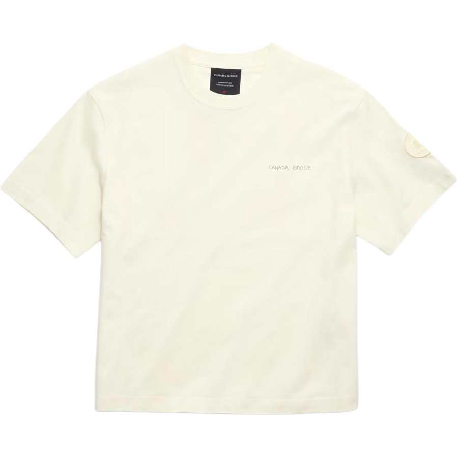 Canada Goose Horse Year Spring Festival Collection T Shirt Women's Bone White