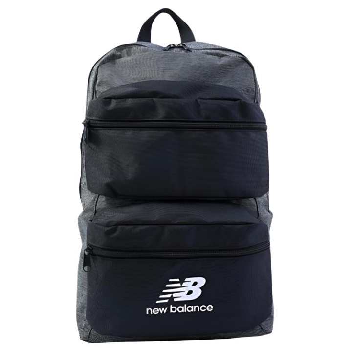 New Balance New Balance Fabric Laptop Bag Backpack Unisex Gray Black