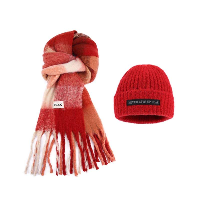 PEAK PEAK Polyester Knit Scarves Unisex