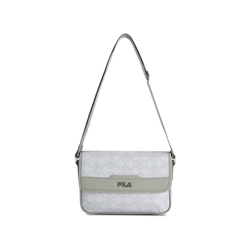 FILA Heritage Fabric, PU Crossbody Bags Regular Unisex Lunar Meteorite Gray