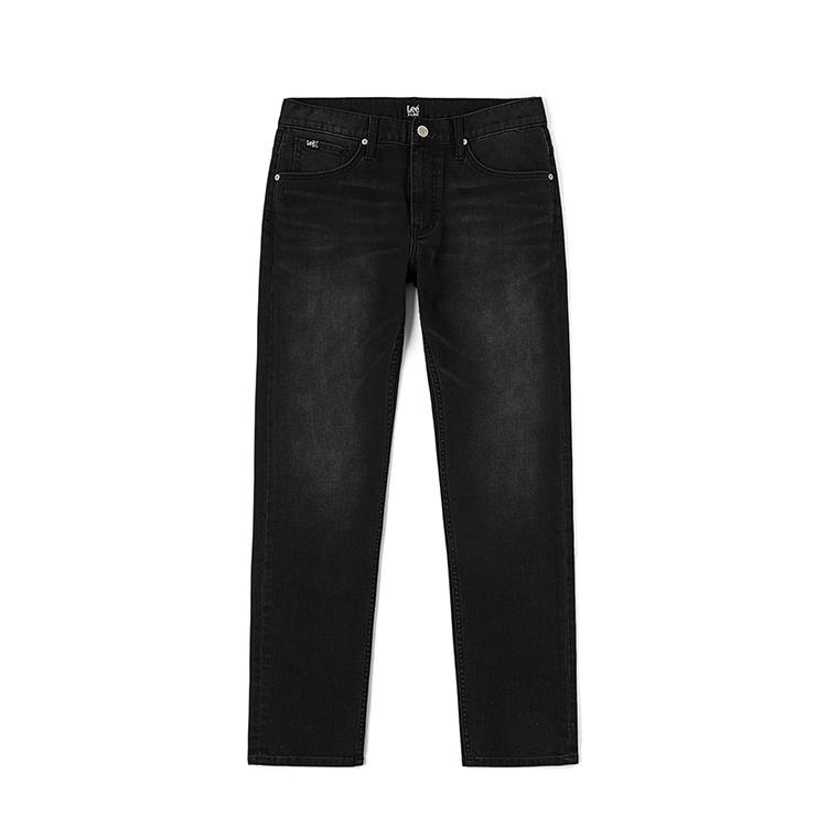 Lee Jeans Men's Black Gray Color Moderate Tapered Pants