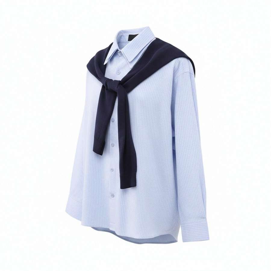 GWAF GWAF Shirts Unisex Blue Lapel Moderate Other