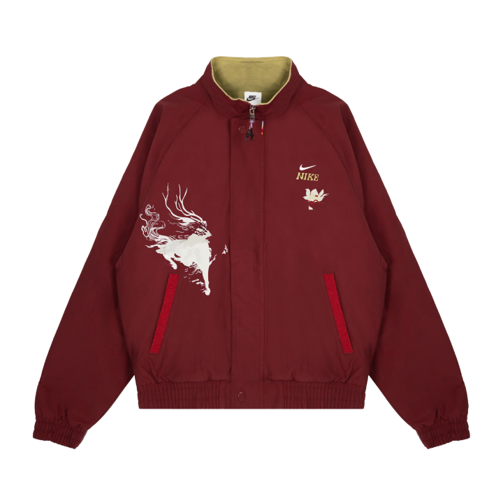 Nike Nike Club Jackets Unisex Dark Team Red Stand Collar Moderate Other