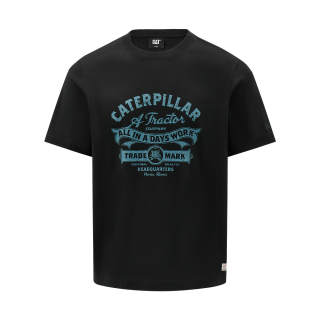 CAT T Shirts Men's Crew Neck Thin