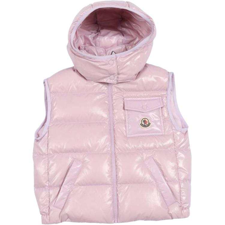 Moncler Down Vest 26ss OPEN PINK KAMILE VEST Pink Kids'