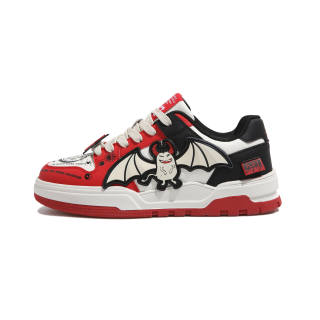 KFT Devil Mismatched Collection Microfiber Leather Low top Skateboard Shoes Unisex