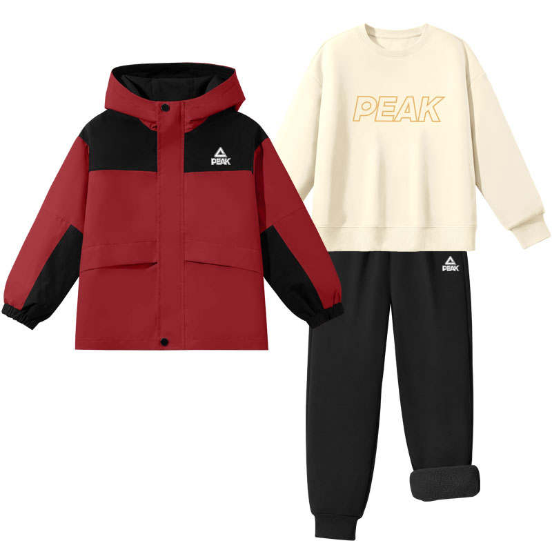 PEAK Kids Casual Sportswear Hooded Moderate