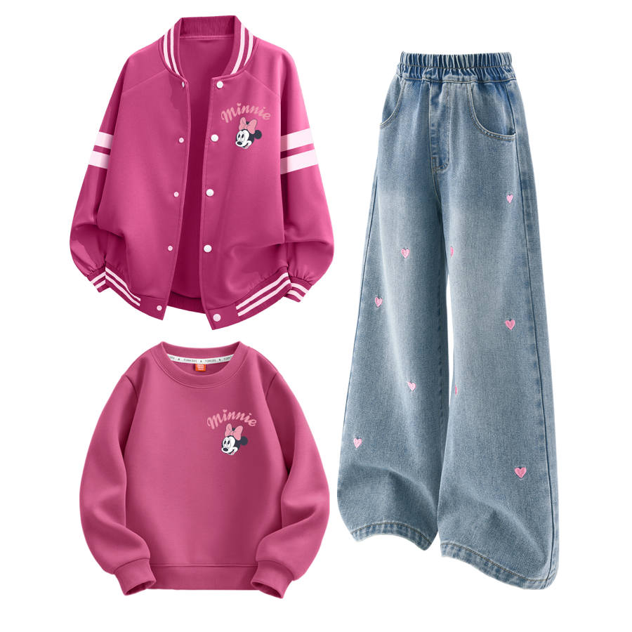 Disney Kids Casual Sportswear Crew Neck Moderate