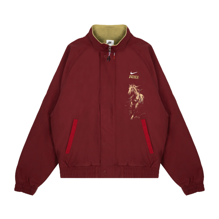 Nike Nike Club Jackets Unisex Dark Team Red Stand Collar Moderate Other