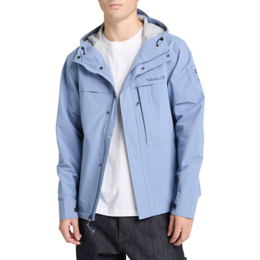 Timberland Jackets Men's Gray Blue Hooded Moderate Other